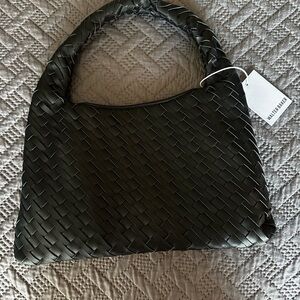 Walter Baker Black Woven Women's Bag